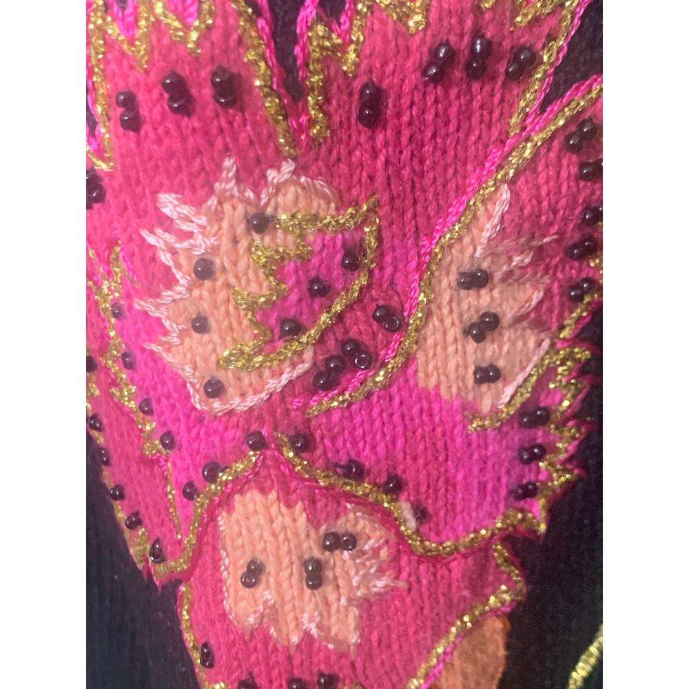Storybook Knits SZ LG Vintage Embellished Longline Cardigan New With Tags - Picture 12 of 13